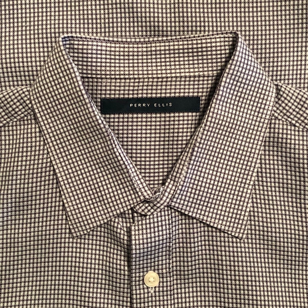 Perry Ellis Squarespace Long Sleeve Shirt